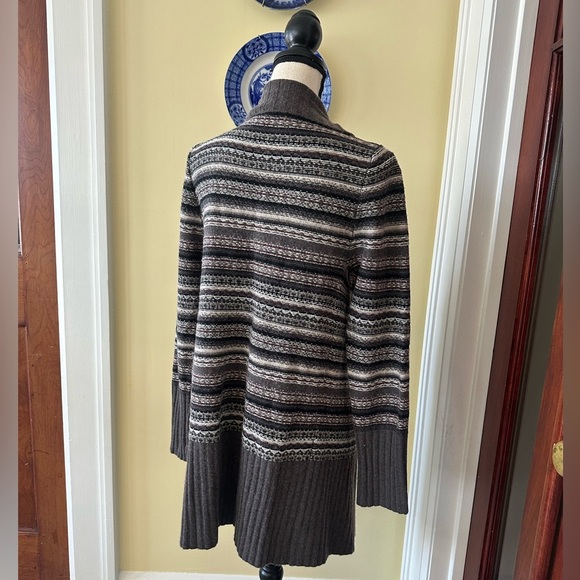 Eddie Bauer | Wool/Cashmere Blend Open Front Drape Cardigan - Picture 2 of 9